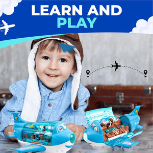 Lightning & Musical 360 Rotating Gear Airplane
