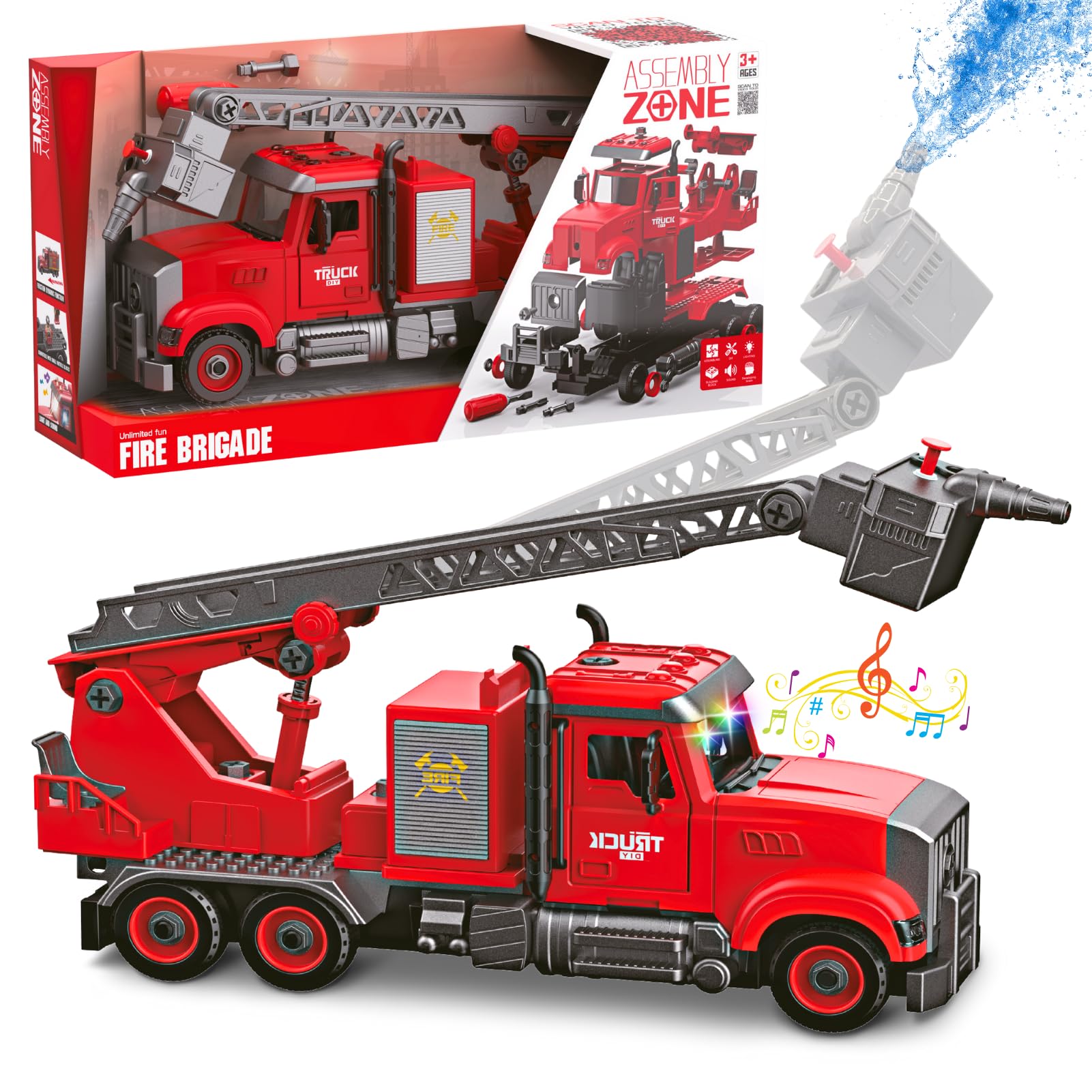 Remote Control Firefighter Truck For Kids