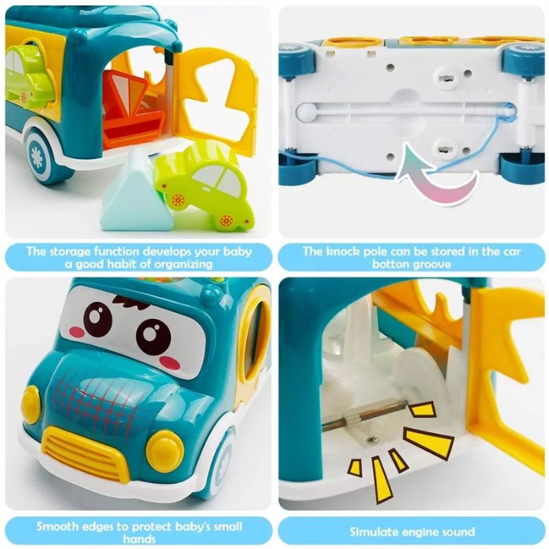 Musical Learning Adventure: Baby Shape Sorting And Xylophone Bus (Deal)