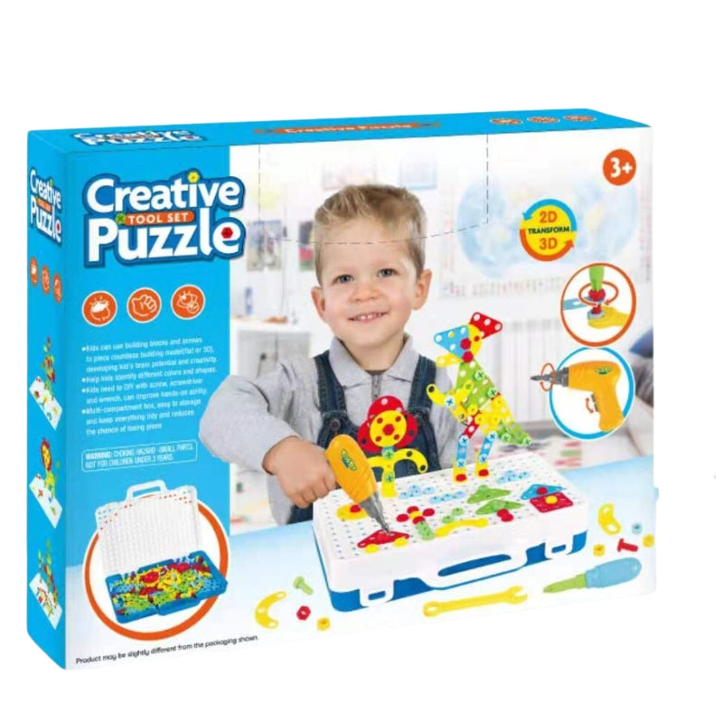 Creative Gear & Drill Construction Kit With Battery Operator
