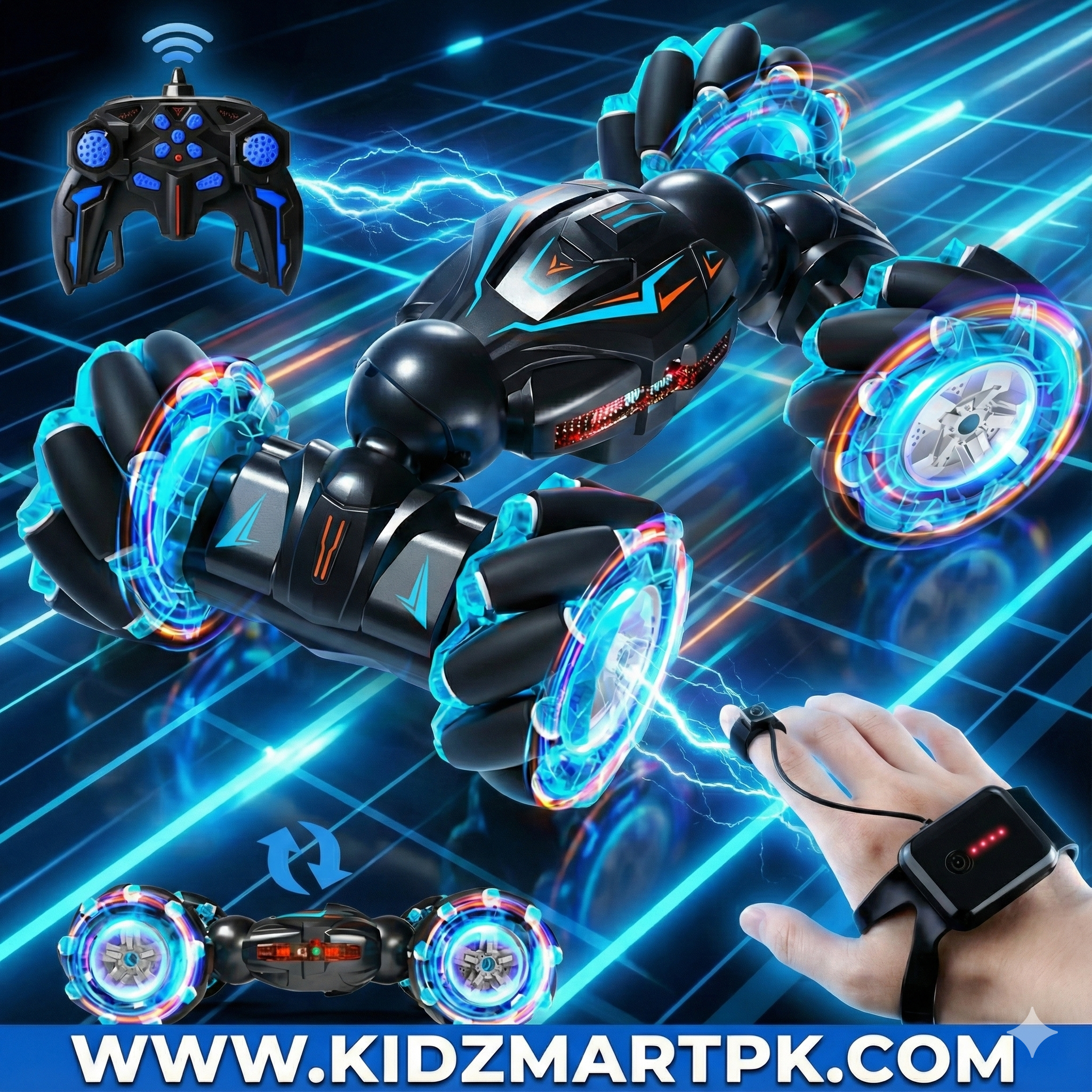 4WD RC Motion Gesture Stunt Car