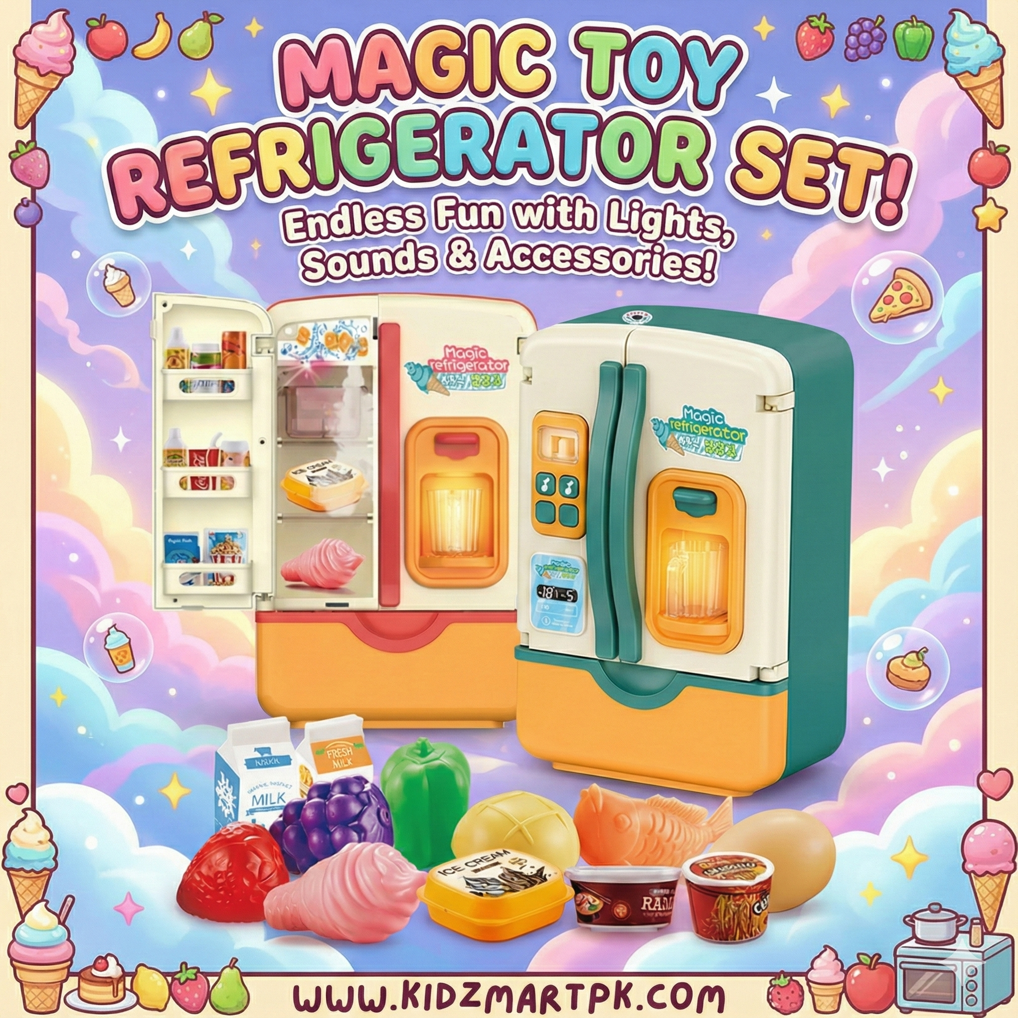 Magic Refrigerator Toy Set
