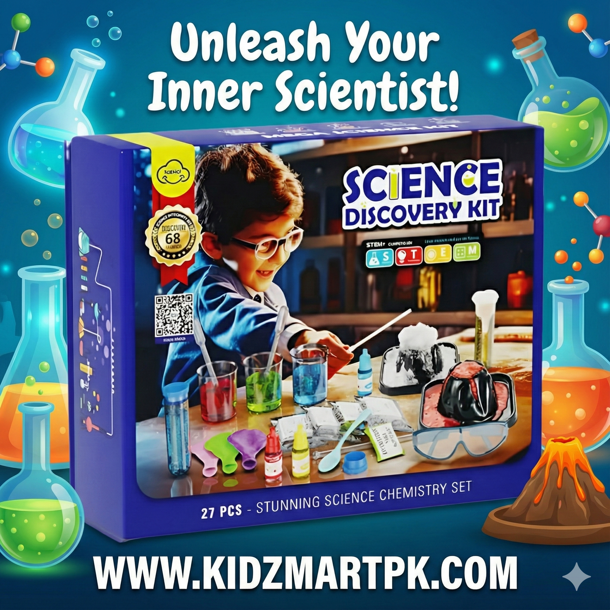 27-Piece STEM Science Discovery Kit