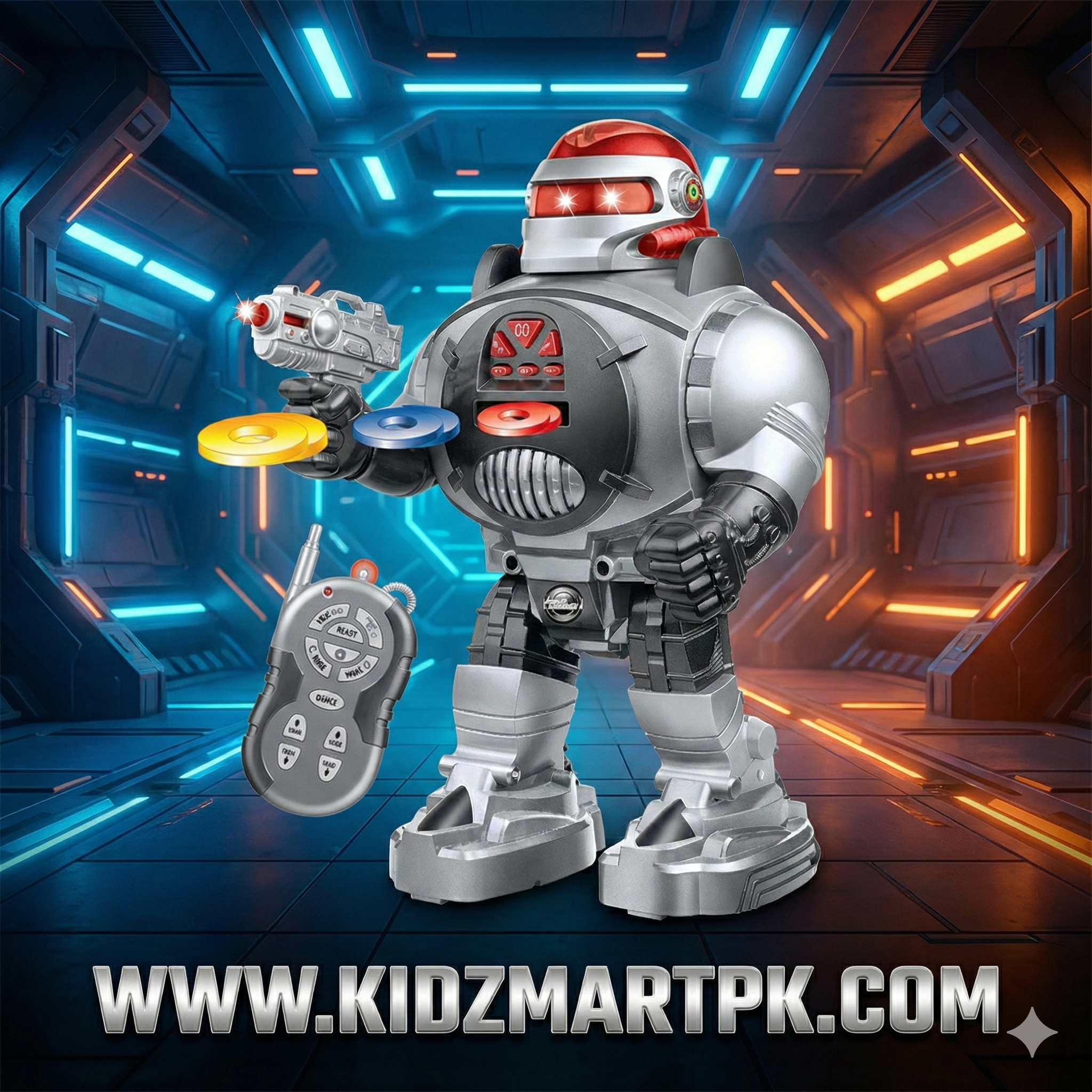 RC Space Fighter Robot Toy