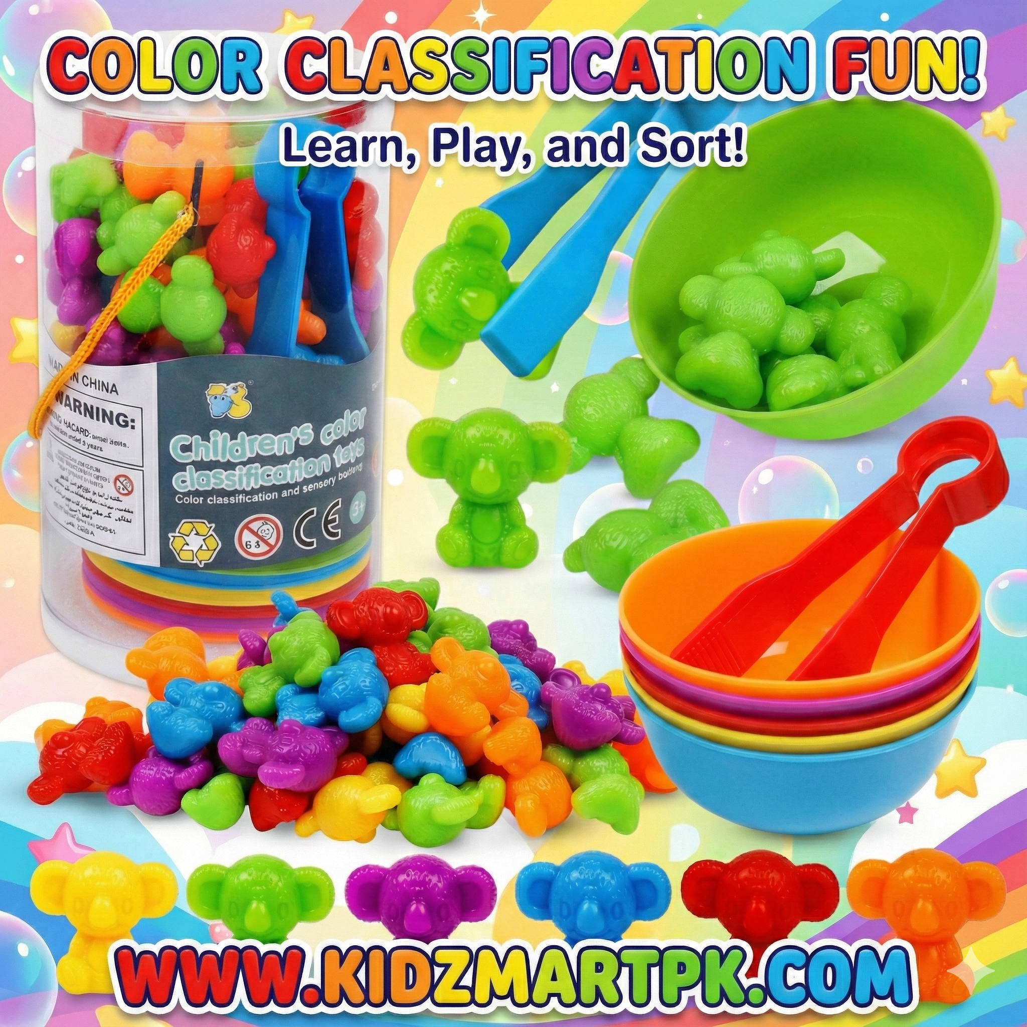 Colorful Counting Bears