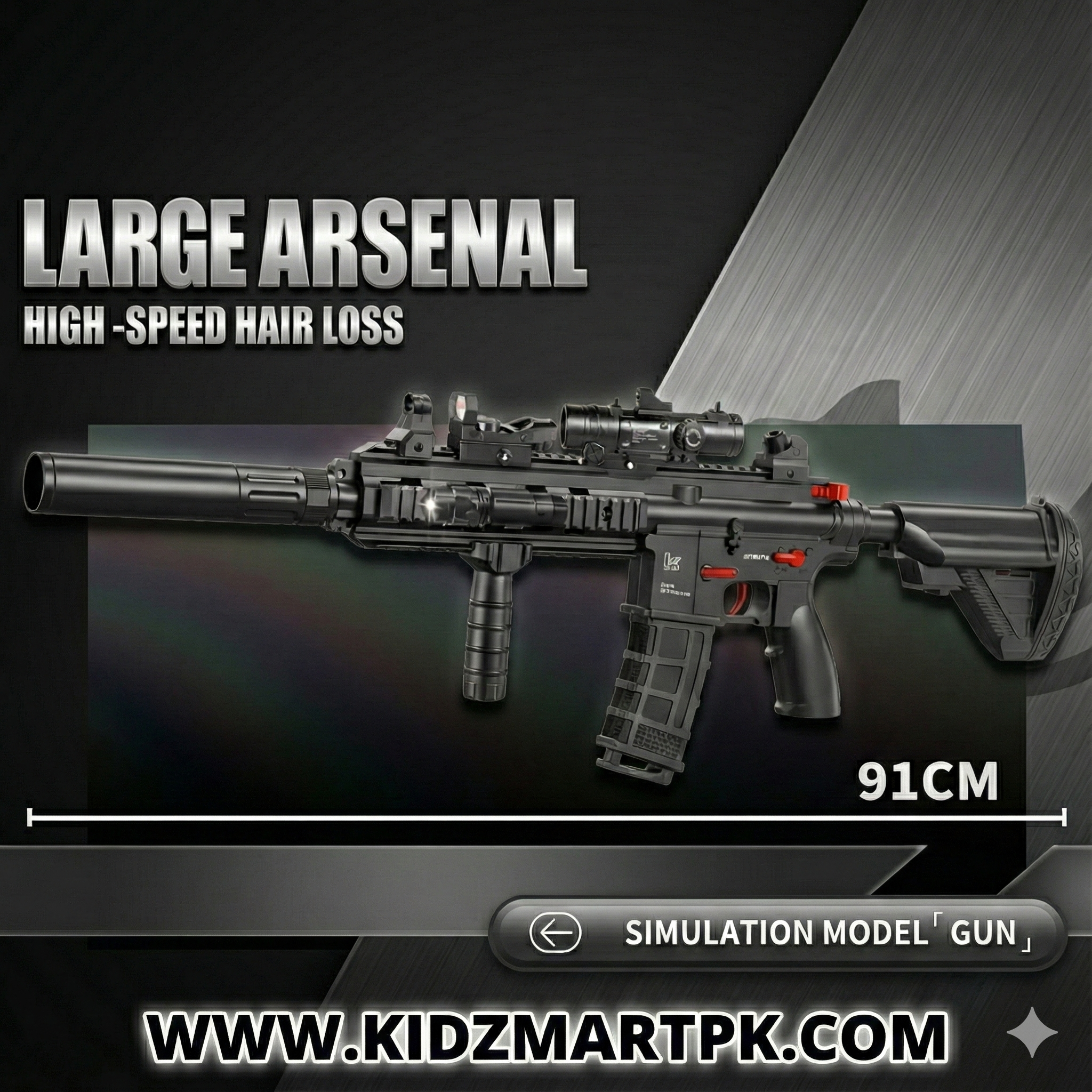 Large Arsenal: 91cm High-Speed Simulation Gun