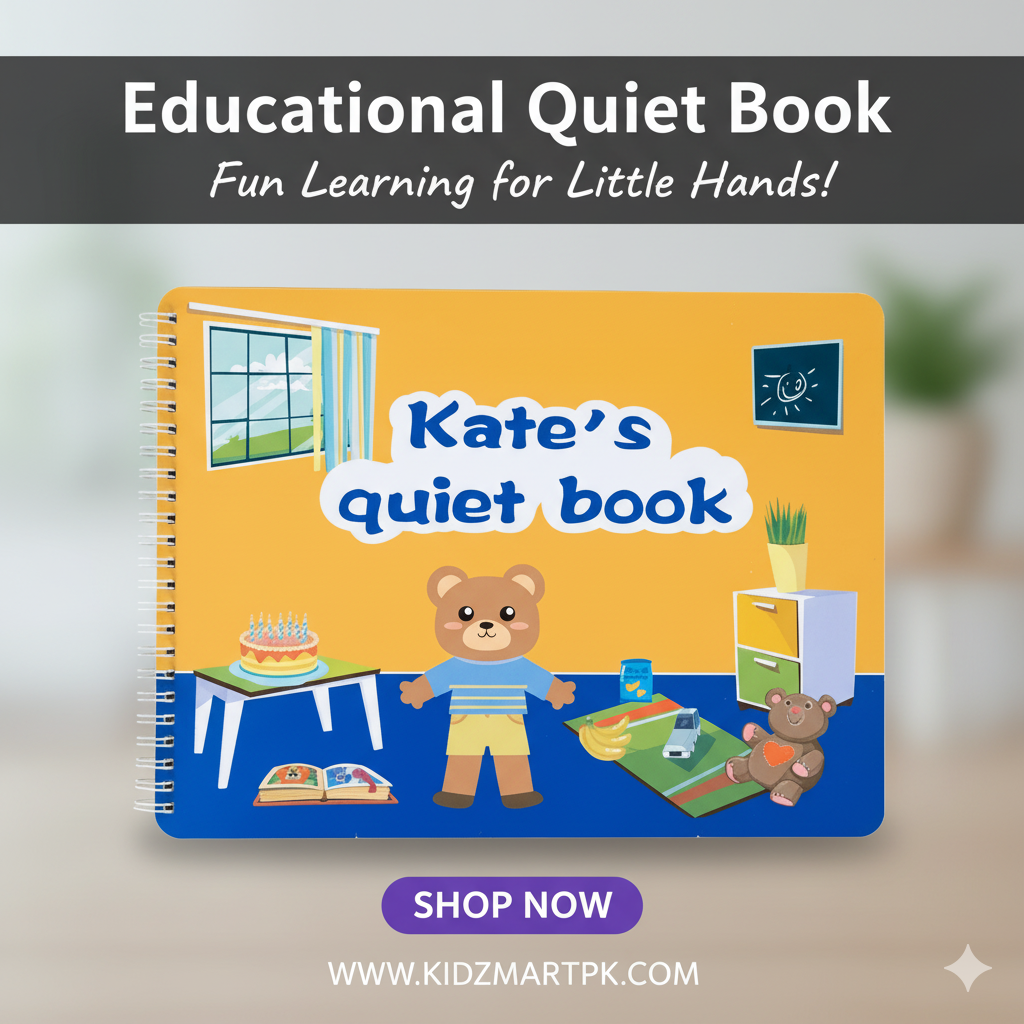 Montessori Kate's Quiet Busy Book For Kids