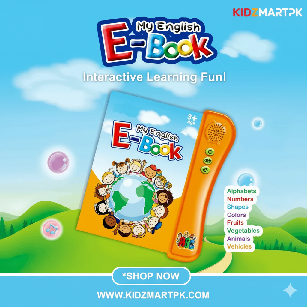 Interactive Learning English Musical Book for Kids - Fun & Educational