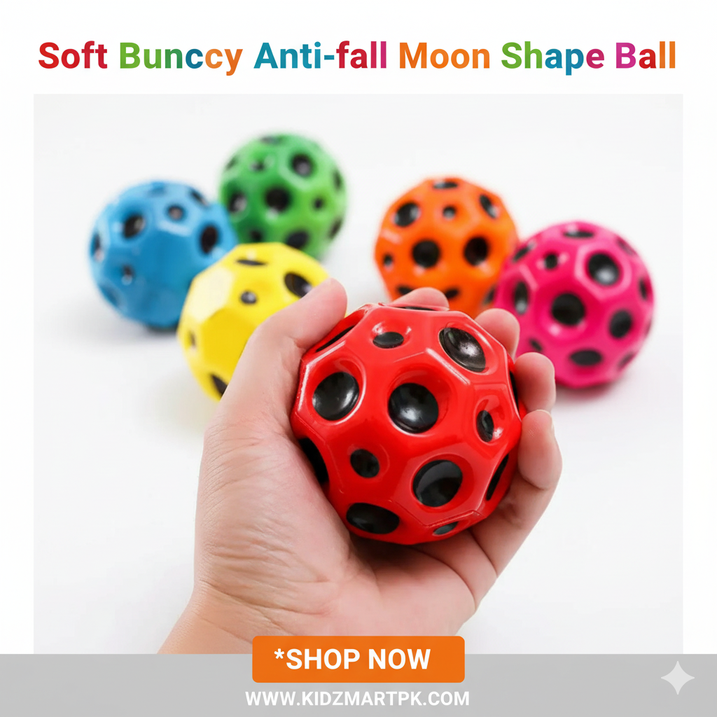 Soft Bouncy Anti-fall Moon Shape Ball