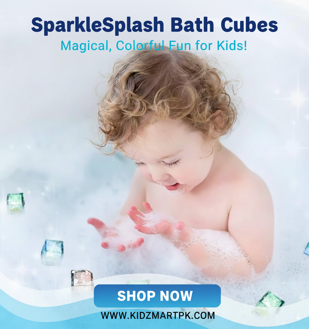8Pcs LED Ice Cubes Baby Bath Toy