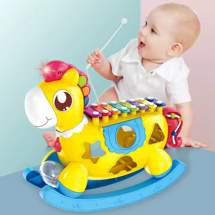 Horse Musical Instrument Baby Music Piano Xylophone