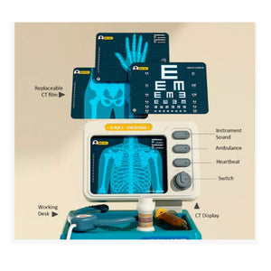 Doctor Play Set Trolley With Instruments For Kids