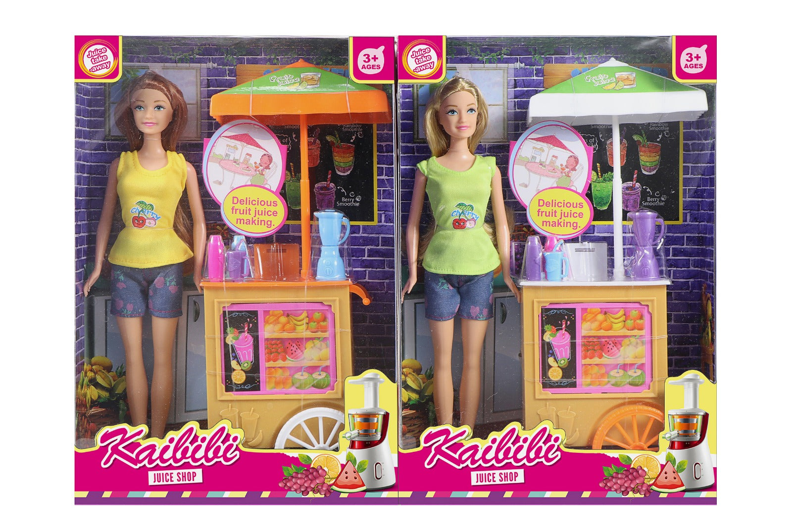Barbie Smoothie Bar Doll Playset with Accessories