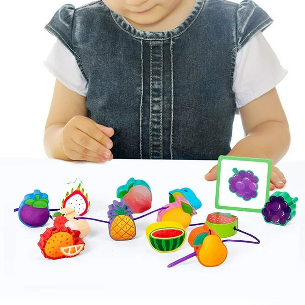 Magnetic Wooden Cutting Fruits & Vegetables Kitchen Toys For Kids