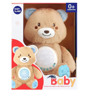 Multi Effects Musical Starry Light Projection Bear - KIDZMART 