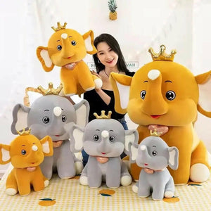 Plush Elephant Stuff Toy For Kids - KIDZMART