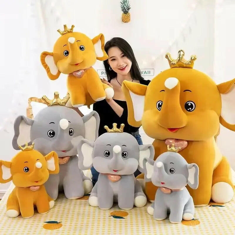 Plush Elephant Stuff Toy For Kids - KIDZMART