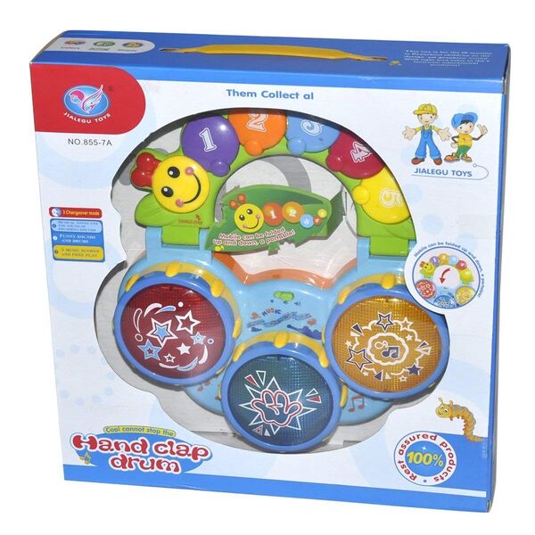 Hand drum electronic organ set