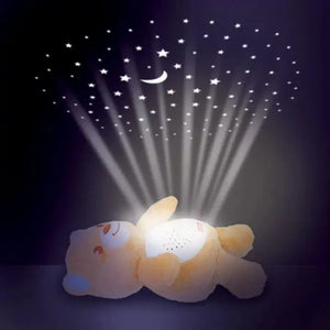 Multi Effects Musical Starry Light Projection Bear - KIDZMART 