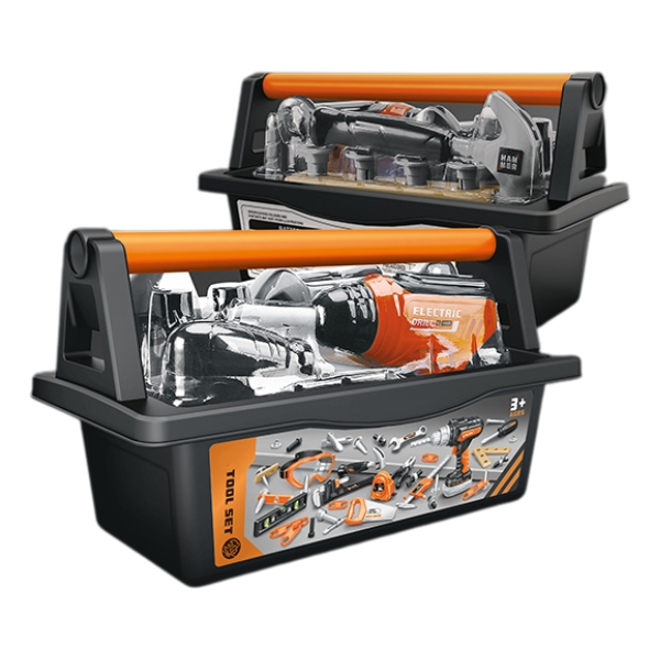 18-Piece Master Builder Tool Set with Electric Drill